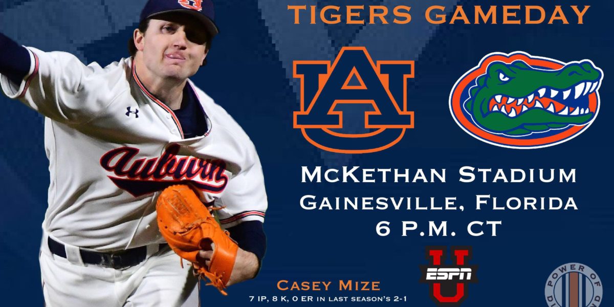 Game Day Info: Auburn Baseball vs Florida, Game One